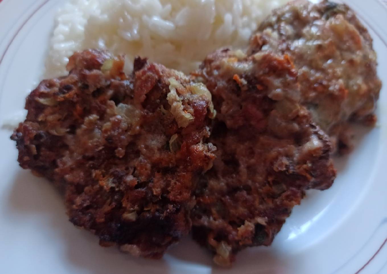 Hamburguesas de carne y verdura