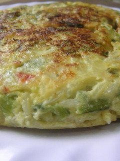 Una foto de Tortilla de zapallitos verdes