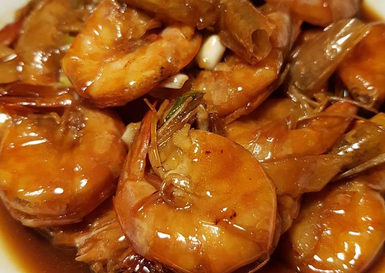 Resep Udang saos kecap, Lezat