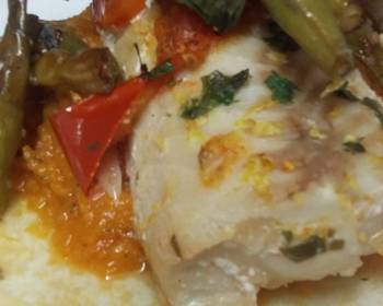 Fresh, Prepare Recipe Baked Cod over Sweet Potato Mash Delicious Simple