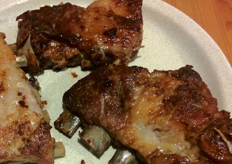 Simple Way to Make Homemade Minimalist slow cooked pork ribs