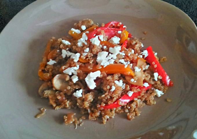 Simple Way to Prepare Jamie Oliver Steak and Quinoa Stirfry