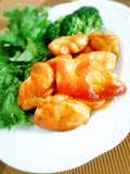 Glossy Ketchup Chicken Tenders for Bento