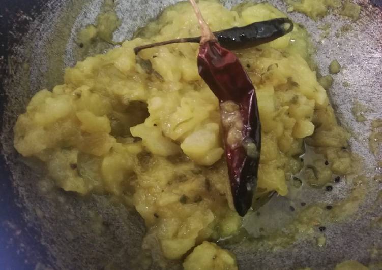 Aloo ki sabzi for dosa