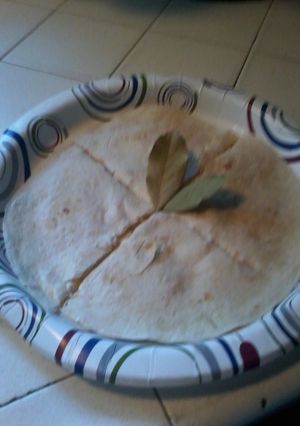 A picture of Arys famous quesadilla.