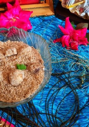 ड्राई फ्रूट्स पंजीरी(dry fruits panjiri recipe in hindi) रेसिपी मुख्य फोटो