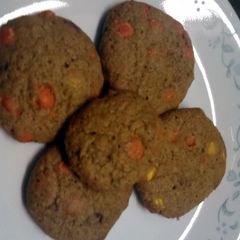 Reece's Pieces Peanut Butter Cookies A picture of Reece's Pieces Peanut Butter Cookies.