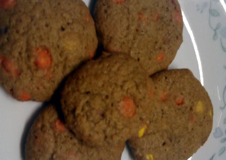 Recipe: Yummy Reece's Pieces Peanut Butter Cookies