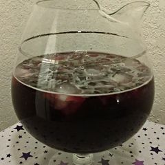 A picture of Hibiscus-Ginger Beer.
