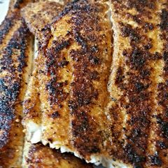 A picture of Blackened Catfish.