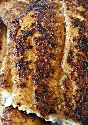A picture of Blackened Catfish.