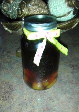 A picture of Peach iced tea.