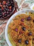 Petali di zucca gratinati con olive dolci