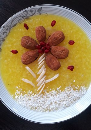 عکسی از دستور شله زرد