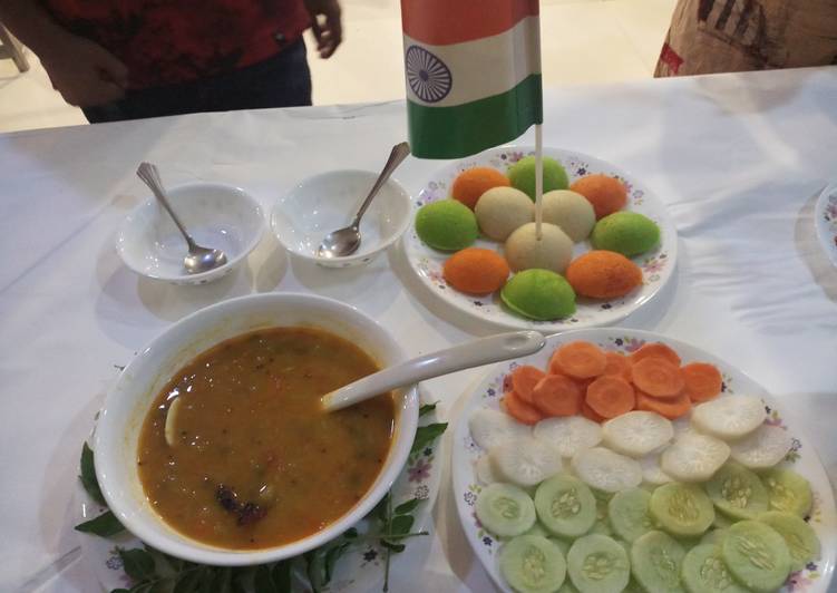 Sambar Idli, South Indian dish