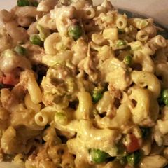 A picture of Sheree's Tuna and Macaroni Salad.