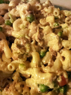 A picture of Sheree's Tuna and Macaroni Salad.