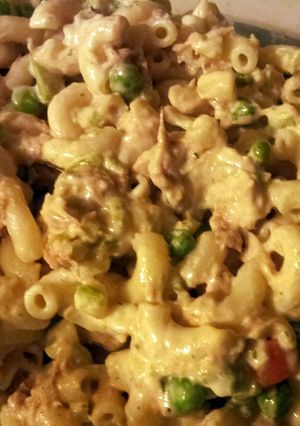 A picture of Sheree's Tuna and Macaroni Salad.