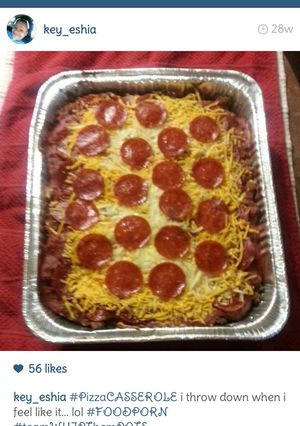 A picture of PIZZA CASSEROLE.