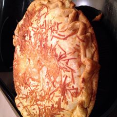 A picture of Chicken Potpie w/Alfredo Sauce.