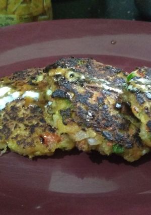A picture of Semolina tikki.