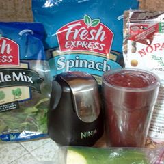 A picture of Veggie and Berry Smoothie.