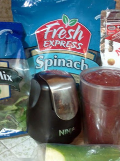 A picture of Veggie and Berry Smoothie.