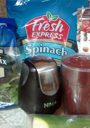 A picture of Veggie and Berry Smoothie.