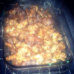 A picture of Honey bbq wings (boneless).