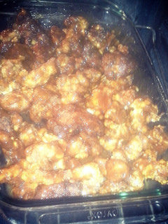 A picture of Honey bbq wings (boneless).