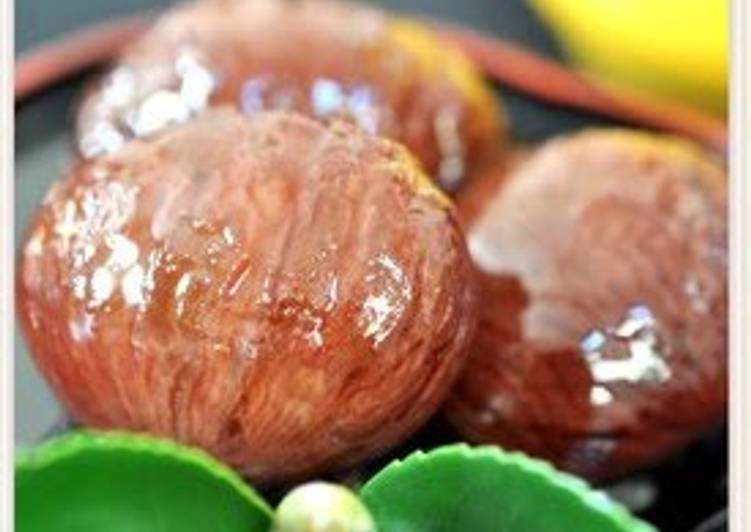 Recipe: Tasty Chestnuts Simmered In Syrup