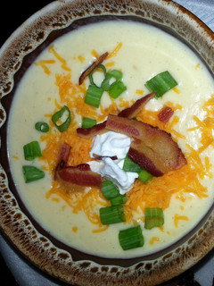 A picture of Loaded Baked Potato Soup.