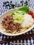 Udon Noodles with Grated Daikon and Beef