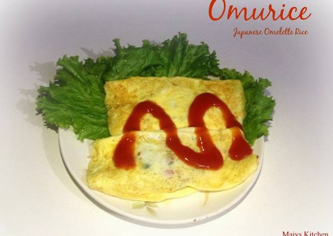 OMURICE オムライス (JAPANESE OMELETTE RICE) Recipe