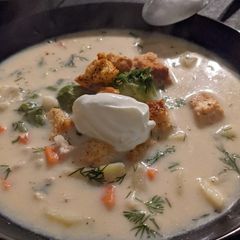 Dzintars Cheese Cream Soup A picture of Dzintars Cheese Cream Soup.