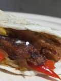 Wraps veganos de verdura y seitán