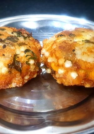 A picture of Sabudana Tikki.