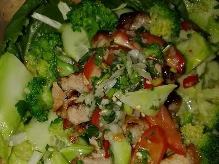 Easy Way Make Recipe 3?flavours bbq pork with broccoli stems that is Delicious, Tasty}