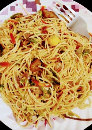 মিক্সড ভেজ চাউ (Mixed Veg Chow Recipe in Bengali) রেসিপির প্রধান ছবি