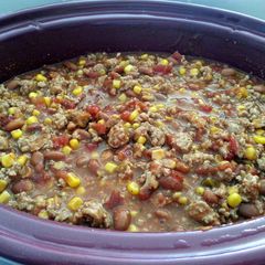 A picture of Taco soup.