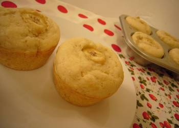 Without Fail Cooking Recipe No Oil Eggs or Milk Easy Banana Cupcakes Delicious Simple