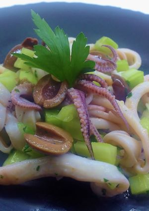 Foto di Calamari, sedano e olive taggiasche