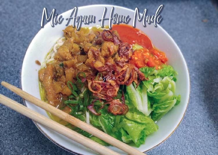5 Resep: Mie Ayam (Home Made) Jahe Anti Gagal!