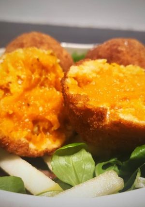 Une photo de Cromesquis de potimarron au chèvre
