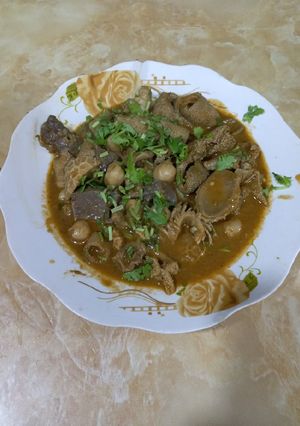 صورة لوصفة دوارة الخروف بالحمص 🤗