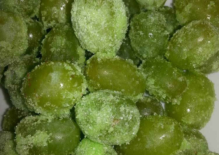 Recipe of Speedy Sour Patch Grapes