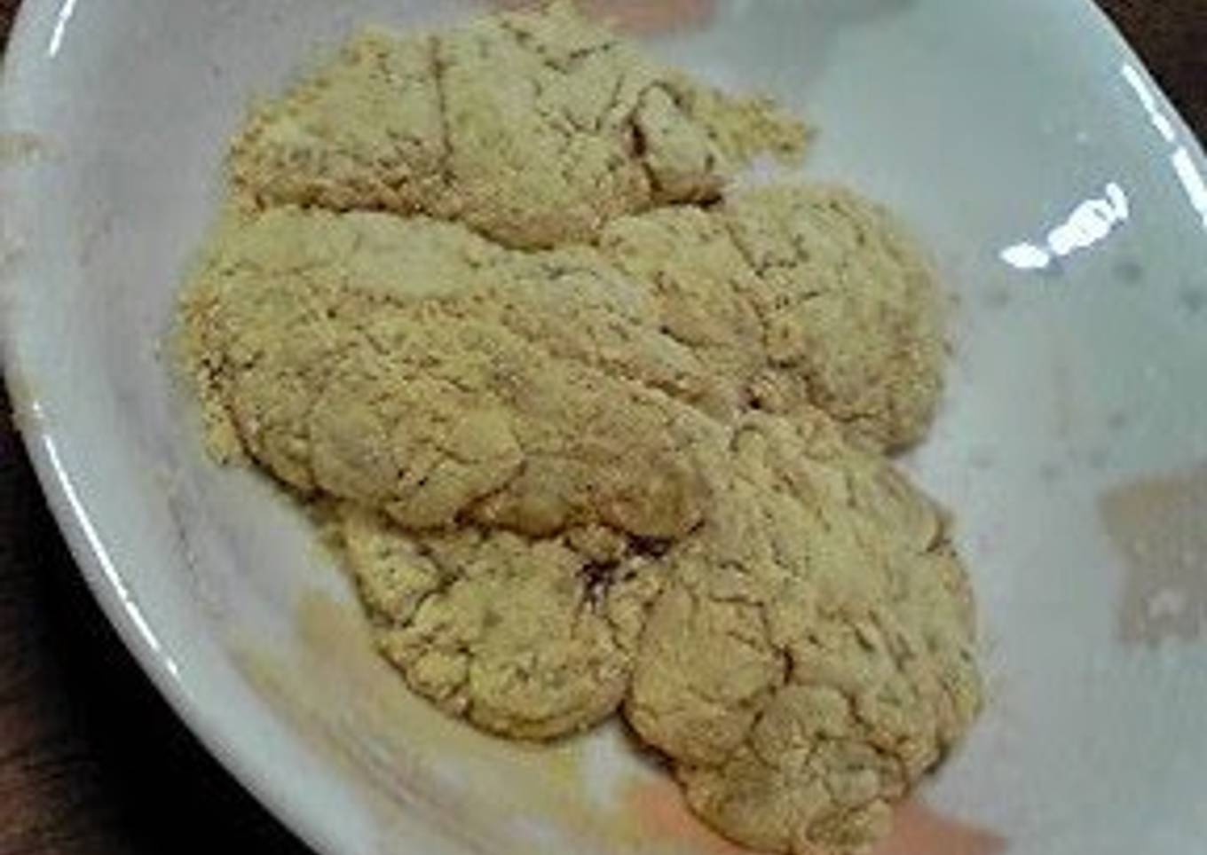 Traditional Japanese Warabi Mochi with Potato Starch