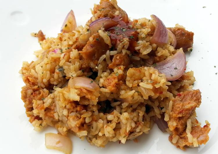 Easiest Way to Make Speedy Otak Otak Fried Rice