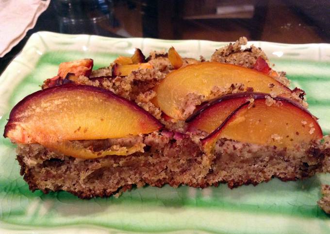 paleo plum cake recipe main photo