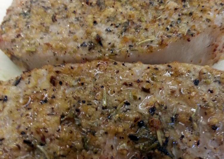 Recipe of Speedy Lemon Pepper Pork Chops